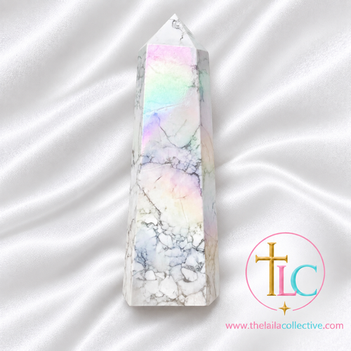 Calm Aura Howlite Giant Tower