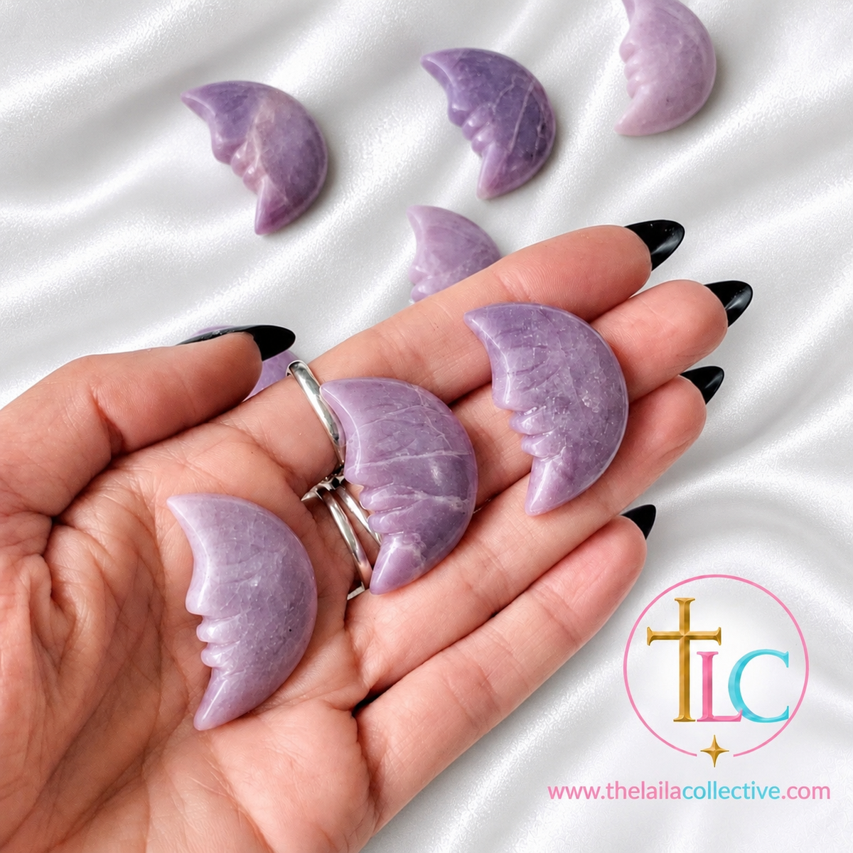 Lepidolite Mini Moon