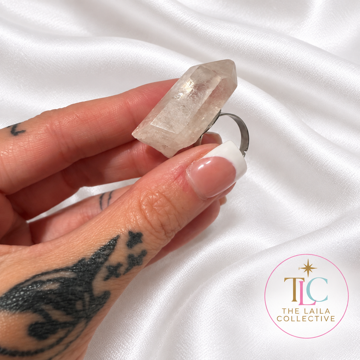 Clarity Clear Quartz Crystal Ring