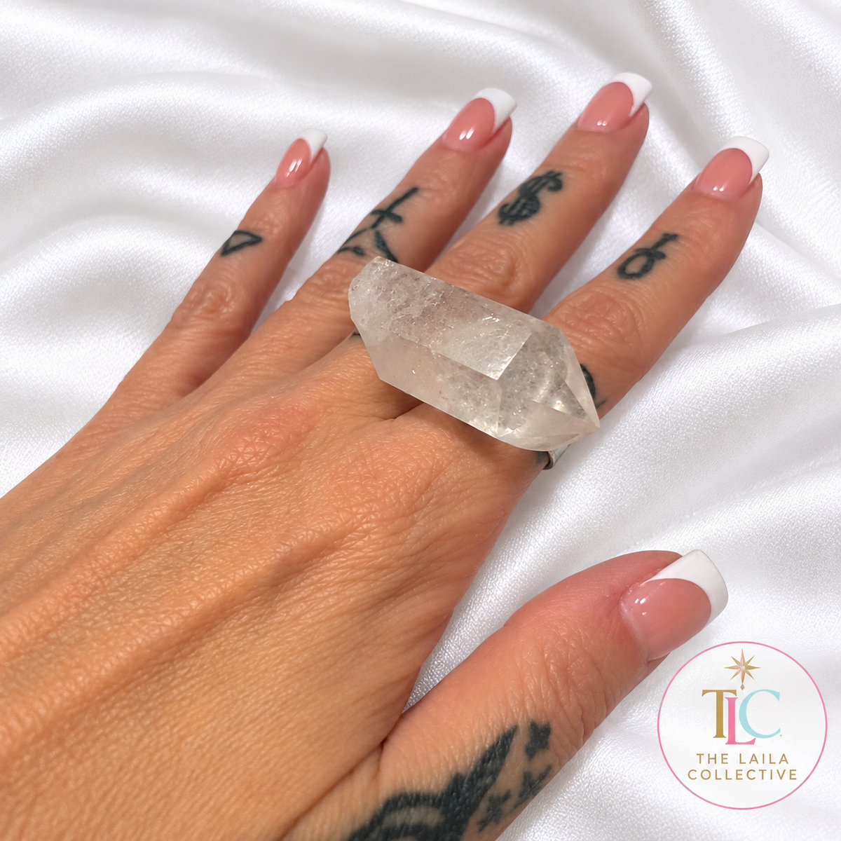 Clarity Clear Quartz Crystal Ring