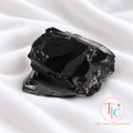 Protect Raw Black Obsidian