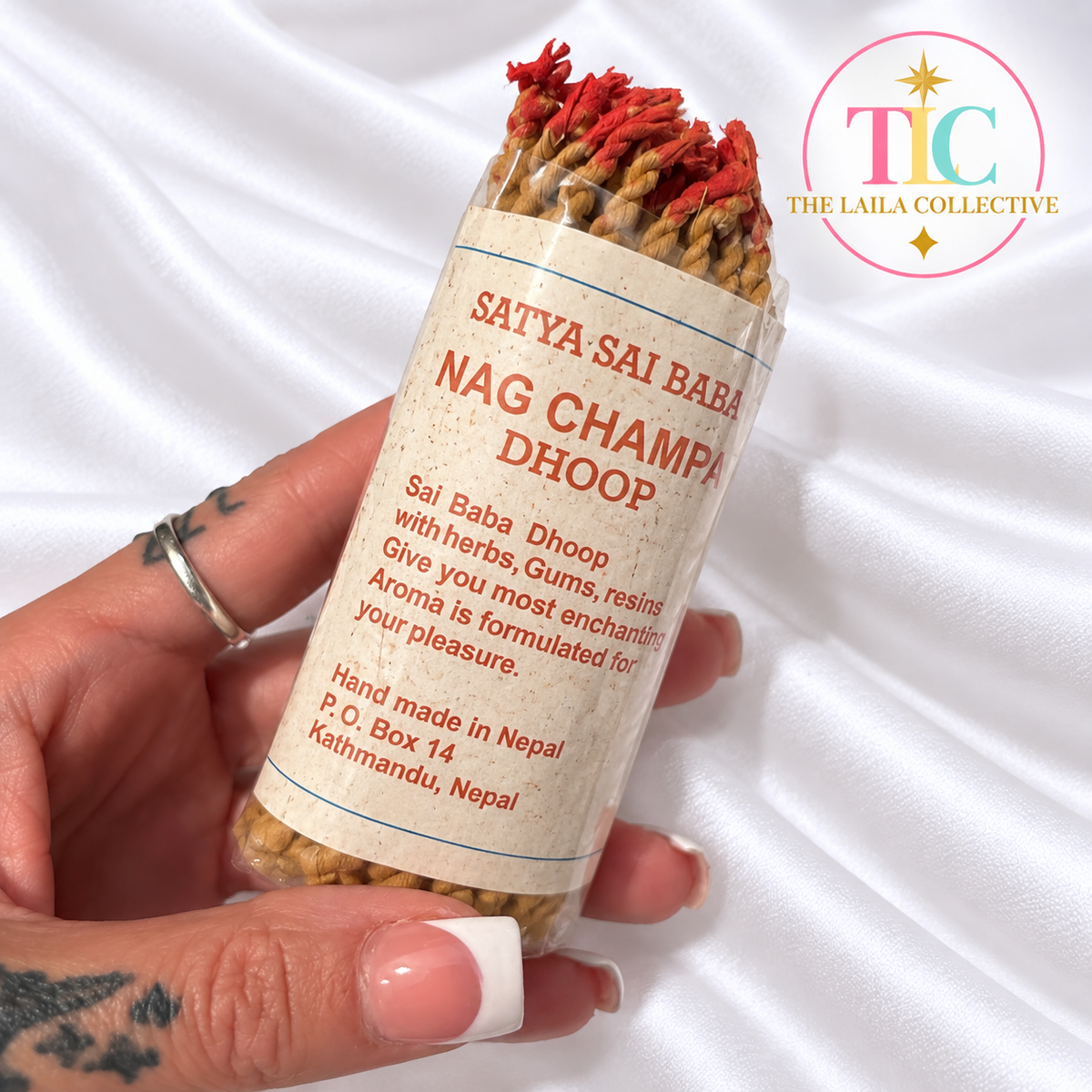 Satya Sai Baba Nag Champa Dhoop Rope Incense