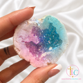 Positivity Pastel Aura Druzy Agate Geode