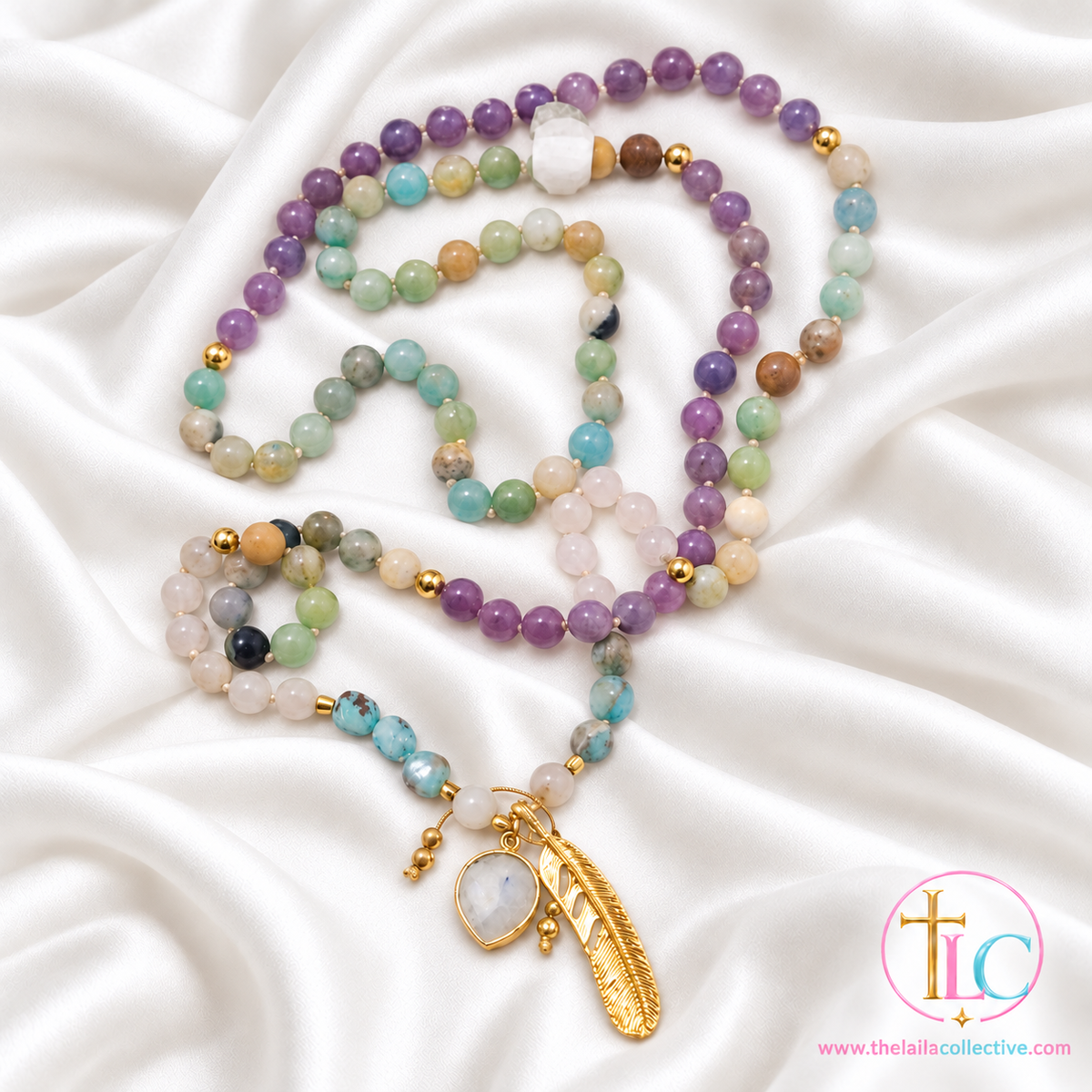 Guide me home mala 108 beaded