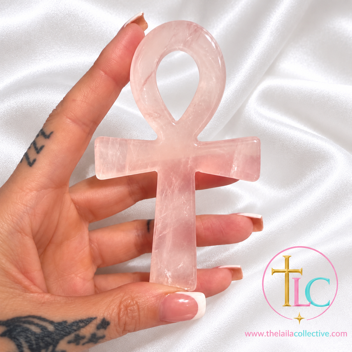 Love Ankh Rose Quartz